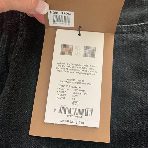 Burberry Logo Jeans